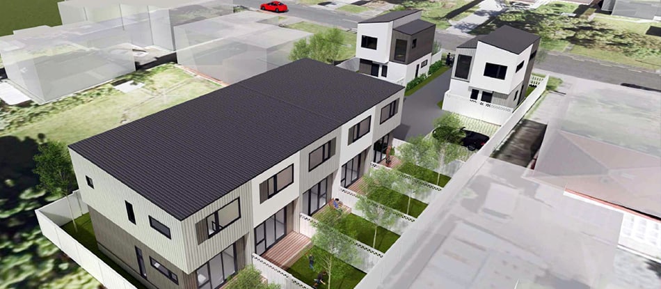 Enthusiasm and service wins Auckland North West team a seven-home development