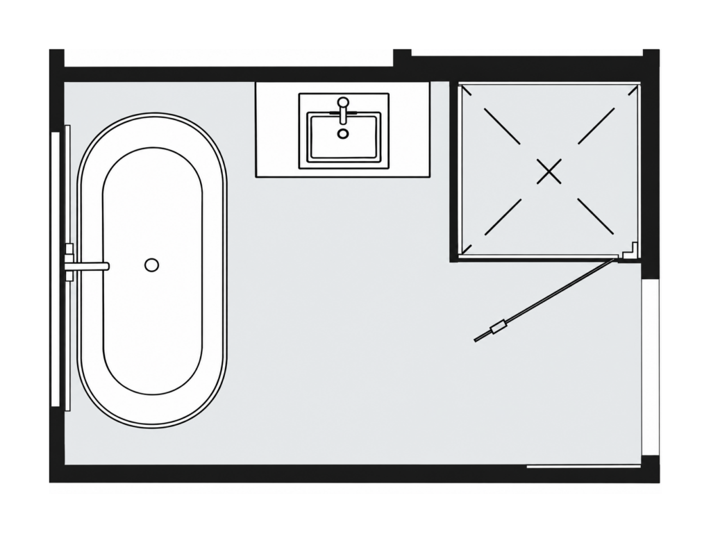 Bathroom layout 1
