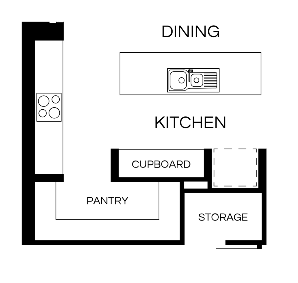 Kitchen layout 1