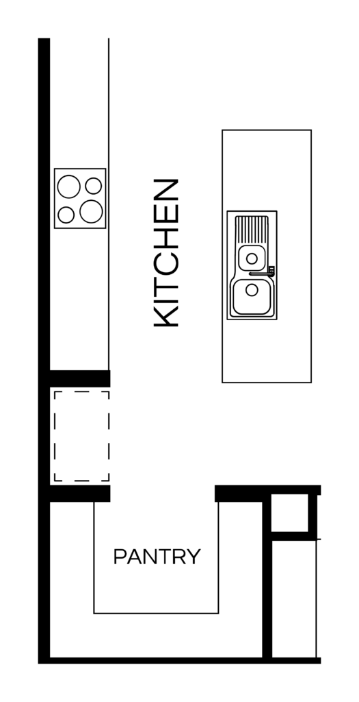 Kitchen layout 3