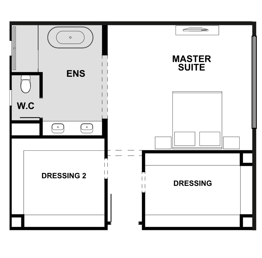 Master Suite layout 3