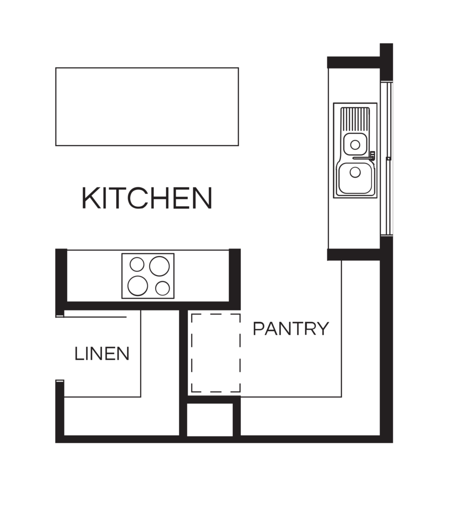 Kitchen layout 4