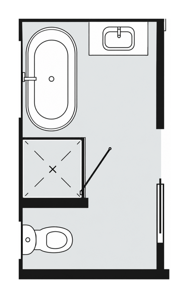 Bathroom layout 6