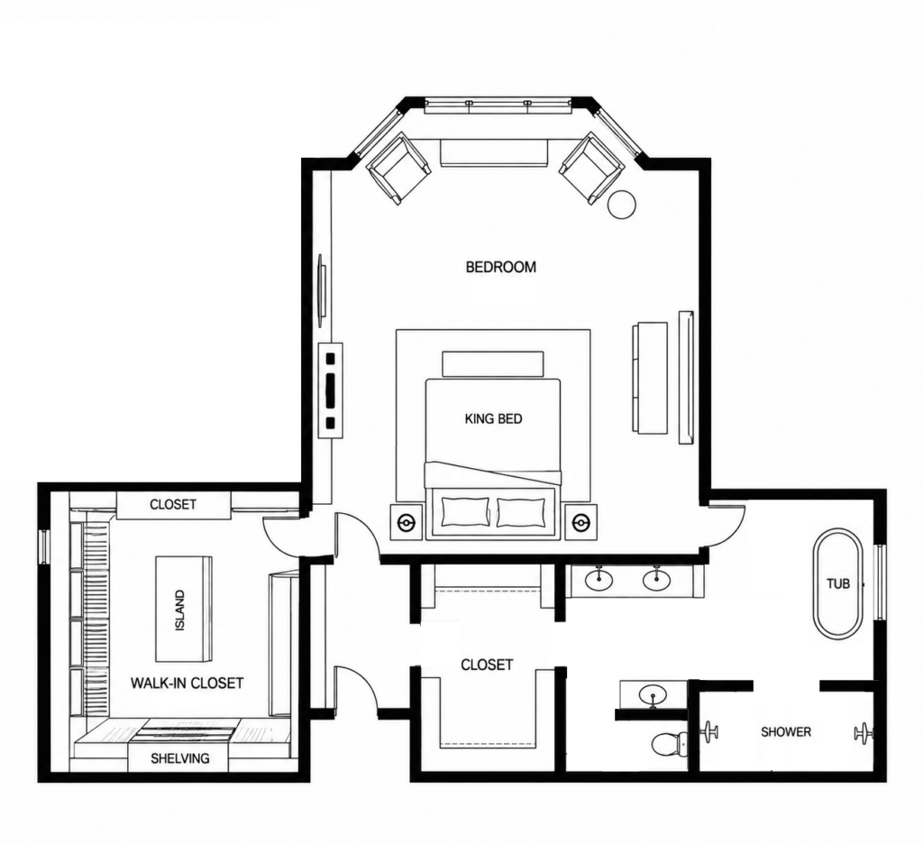 Master Suite layout 14