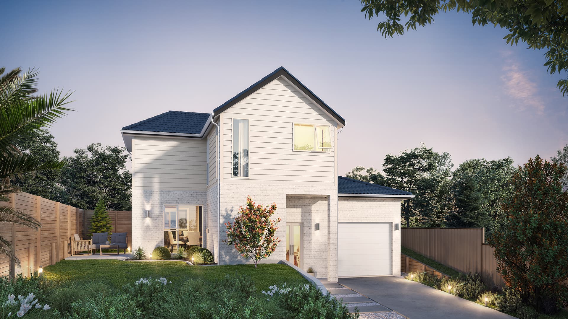 Larchwood — Hip roof