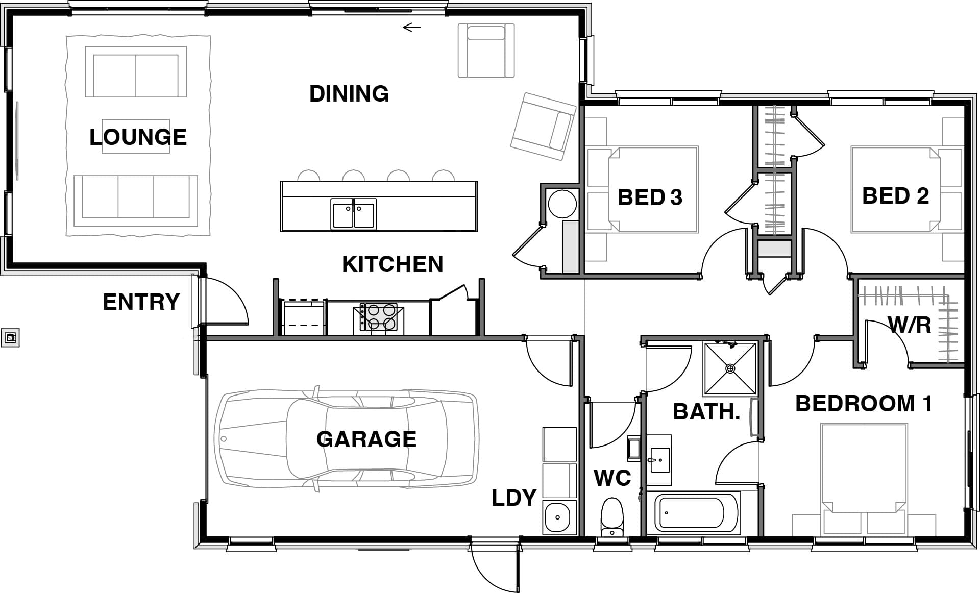 Redward floor plan
