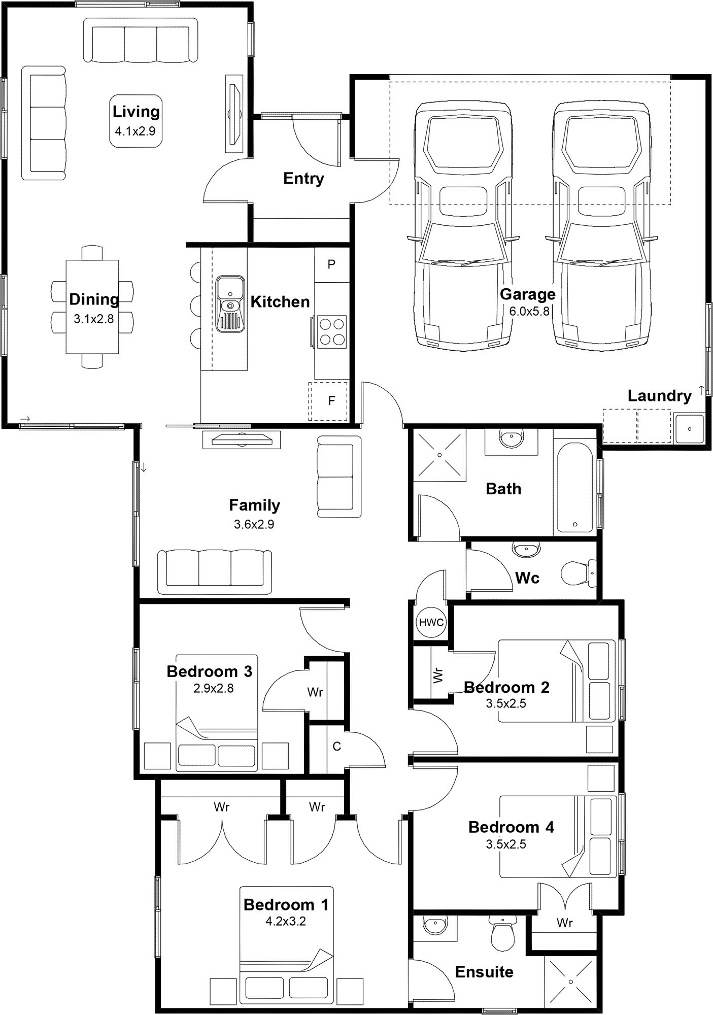 Kiri floor plan