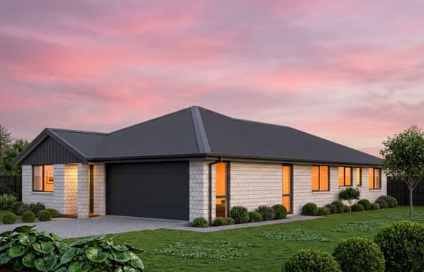 160m2with double garage and study nook