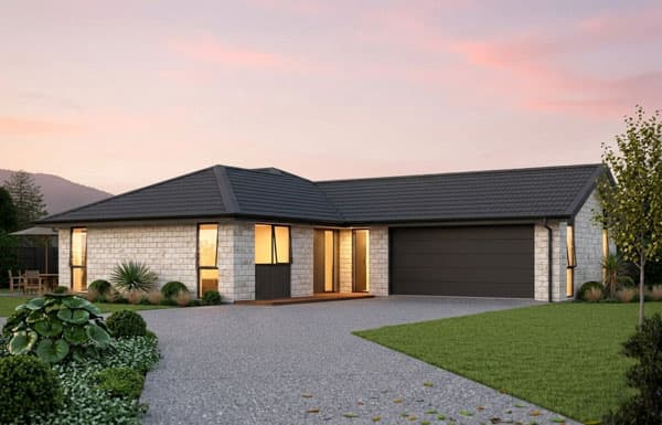 170m2with double garage and an office or 4th bedroom