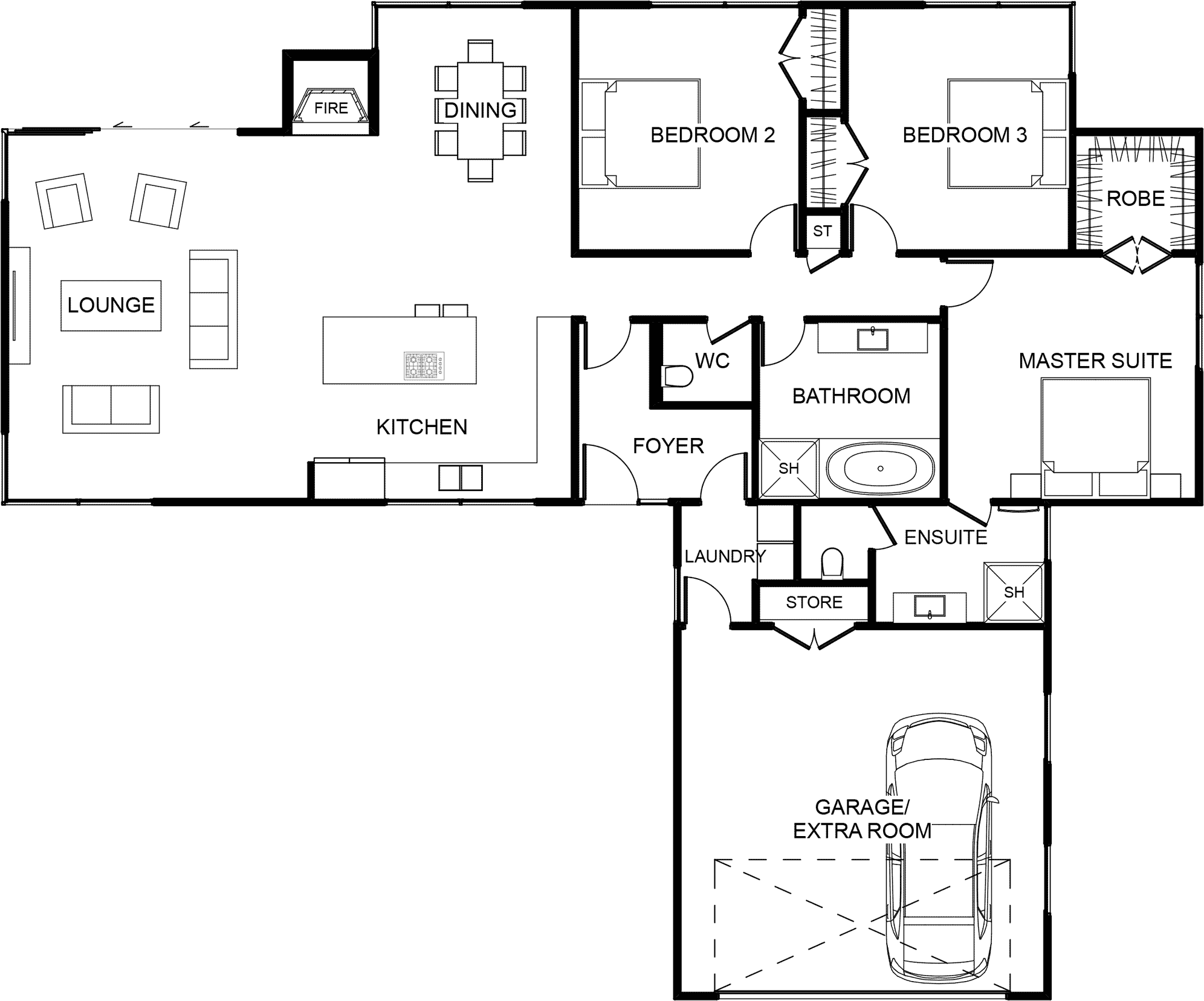 Sager floor plan
