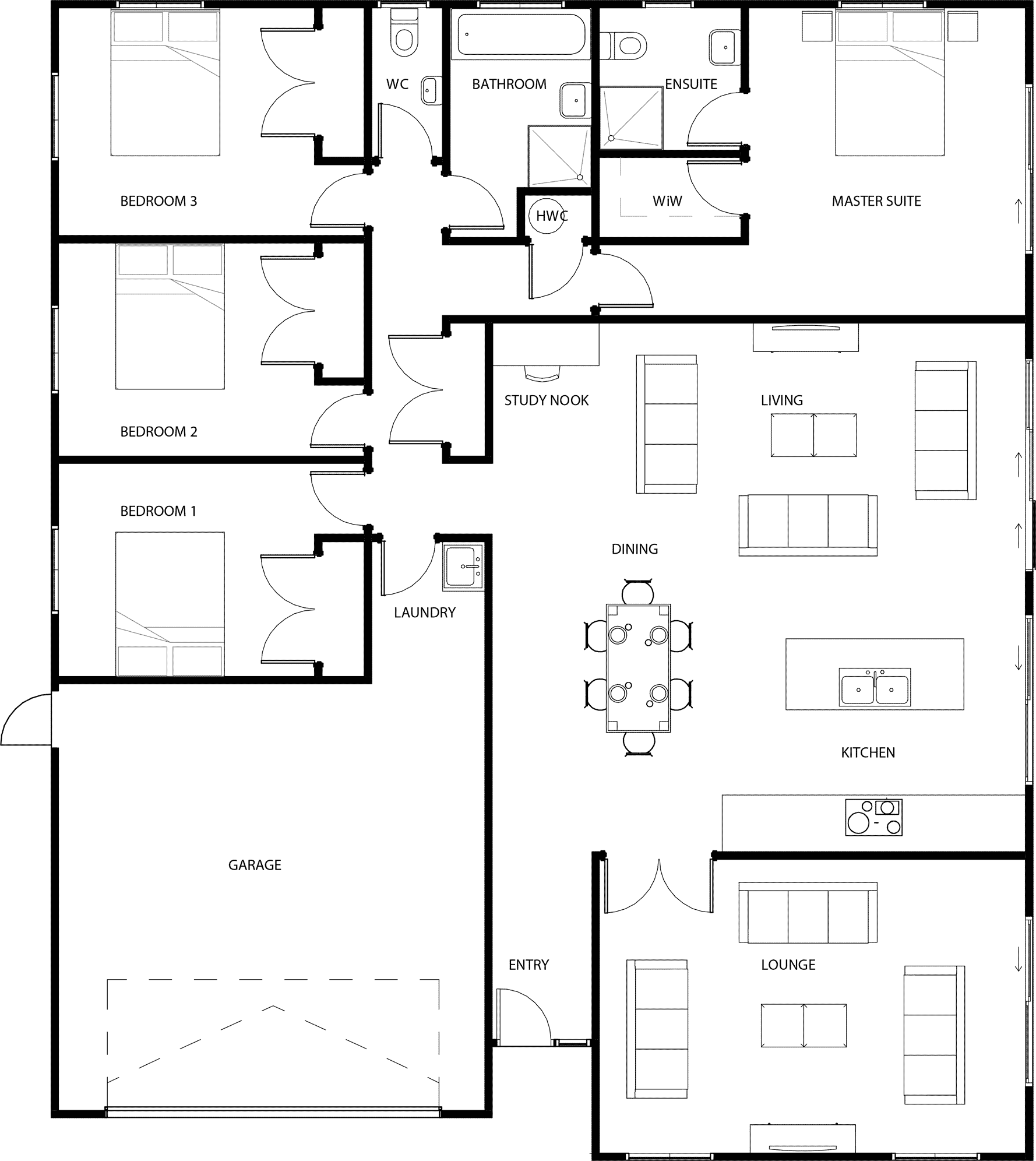 Kaimai floor plan