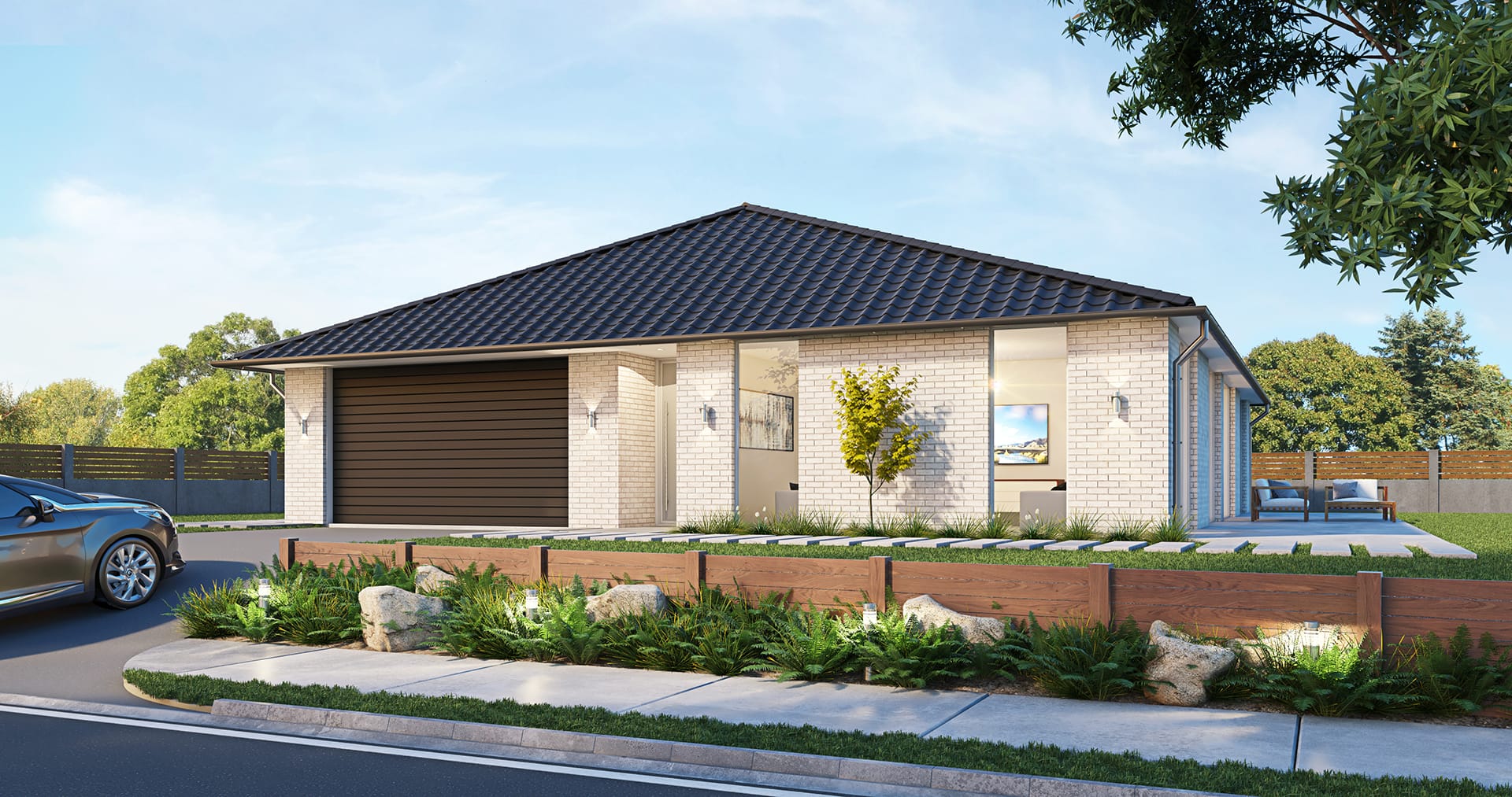 Kaimai — Hip roof