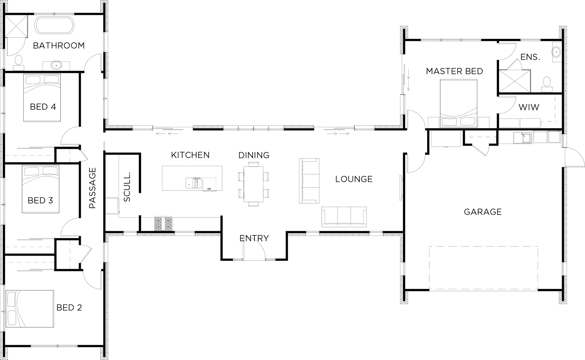 Coombe floor plan
