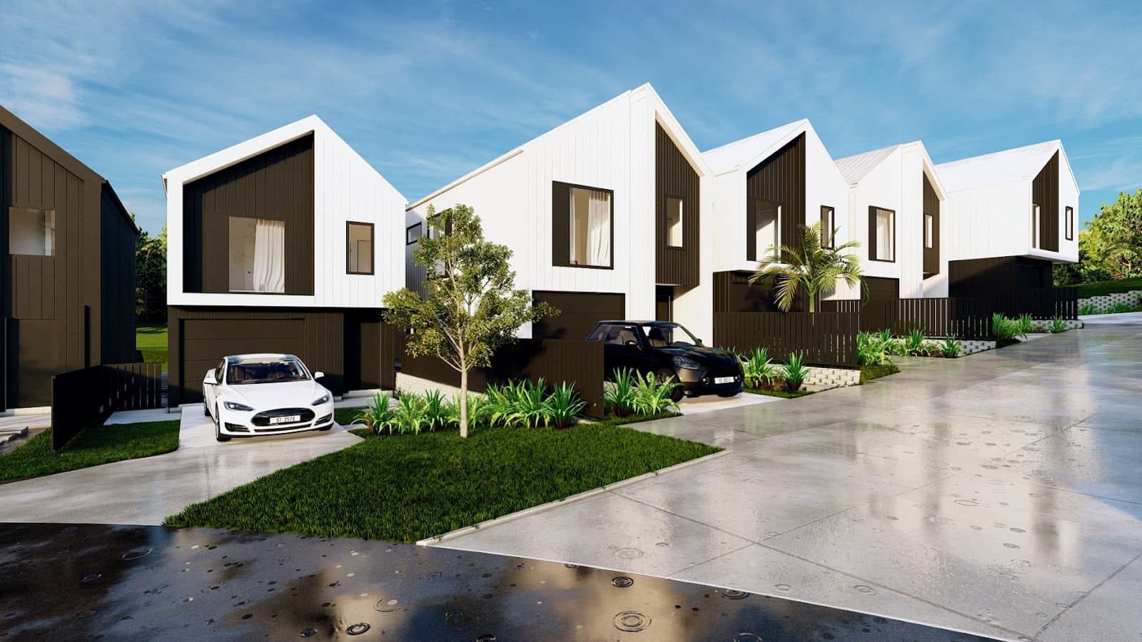 Architectural House and Land