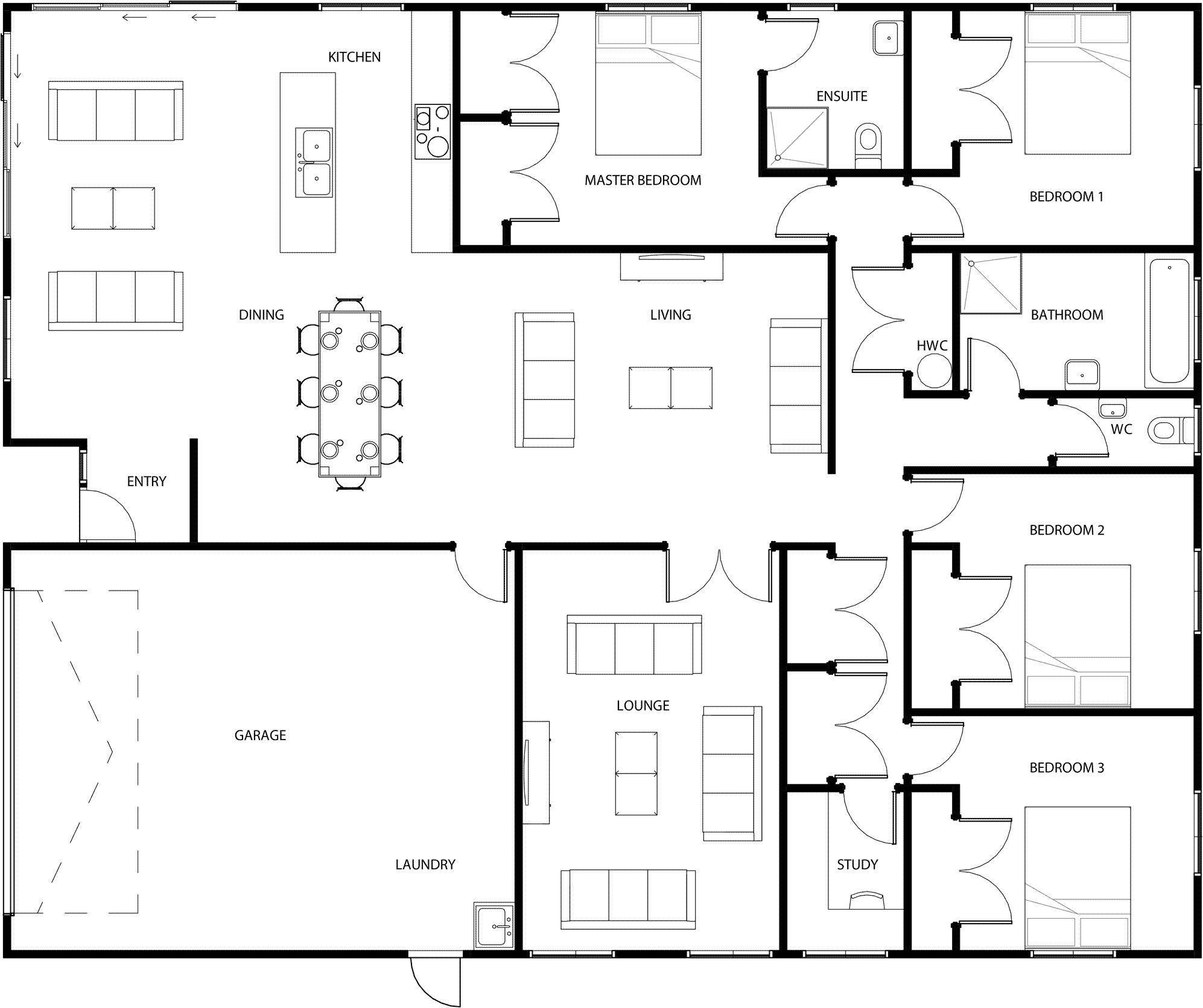 Hunua floor plan