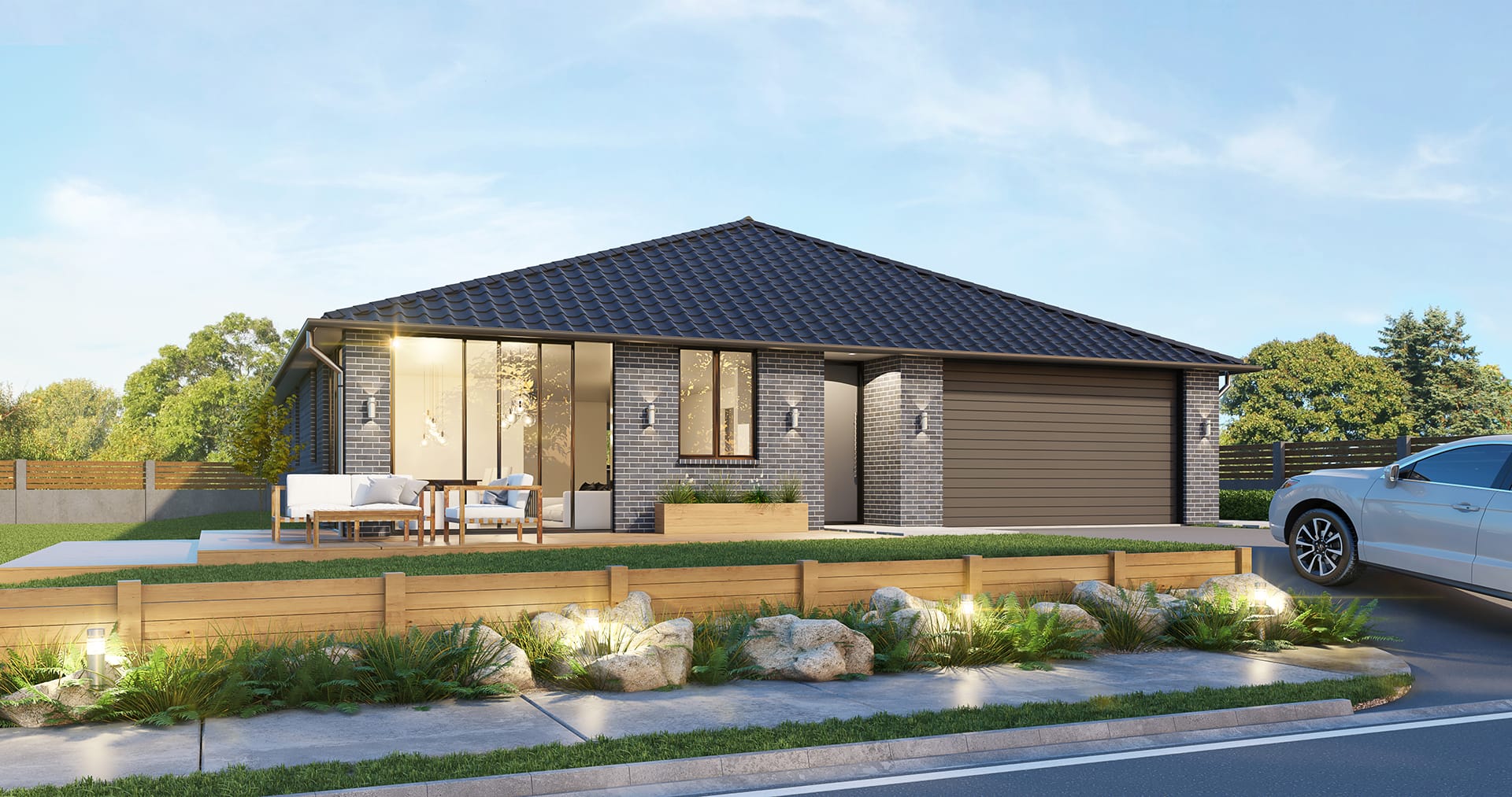Hunua — Hip roof