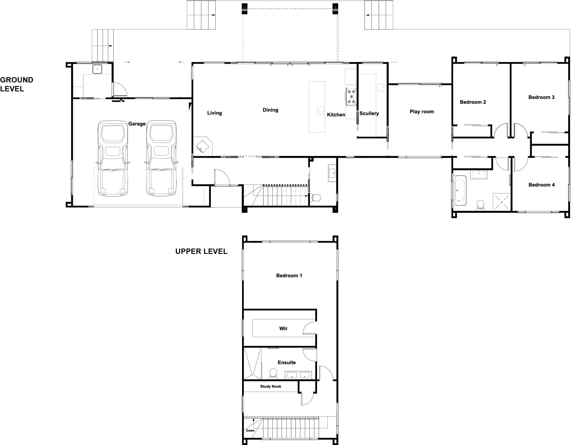 Scenic floor plan