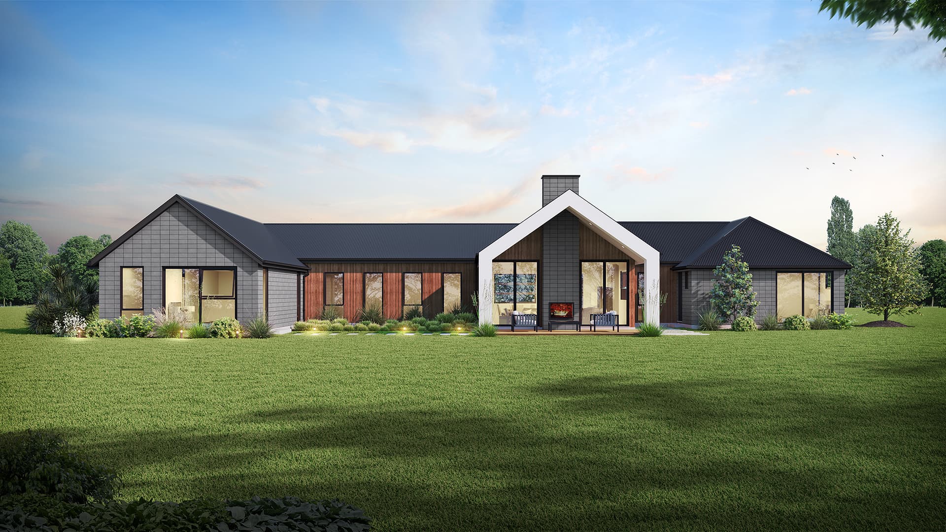 Oak Ridge — Hip roof