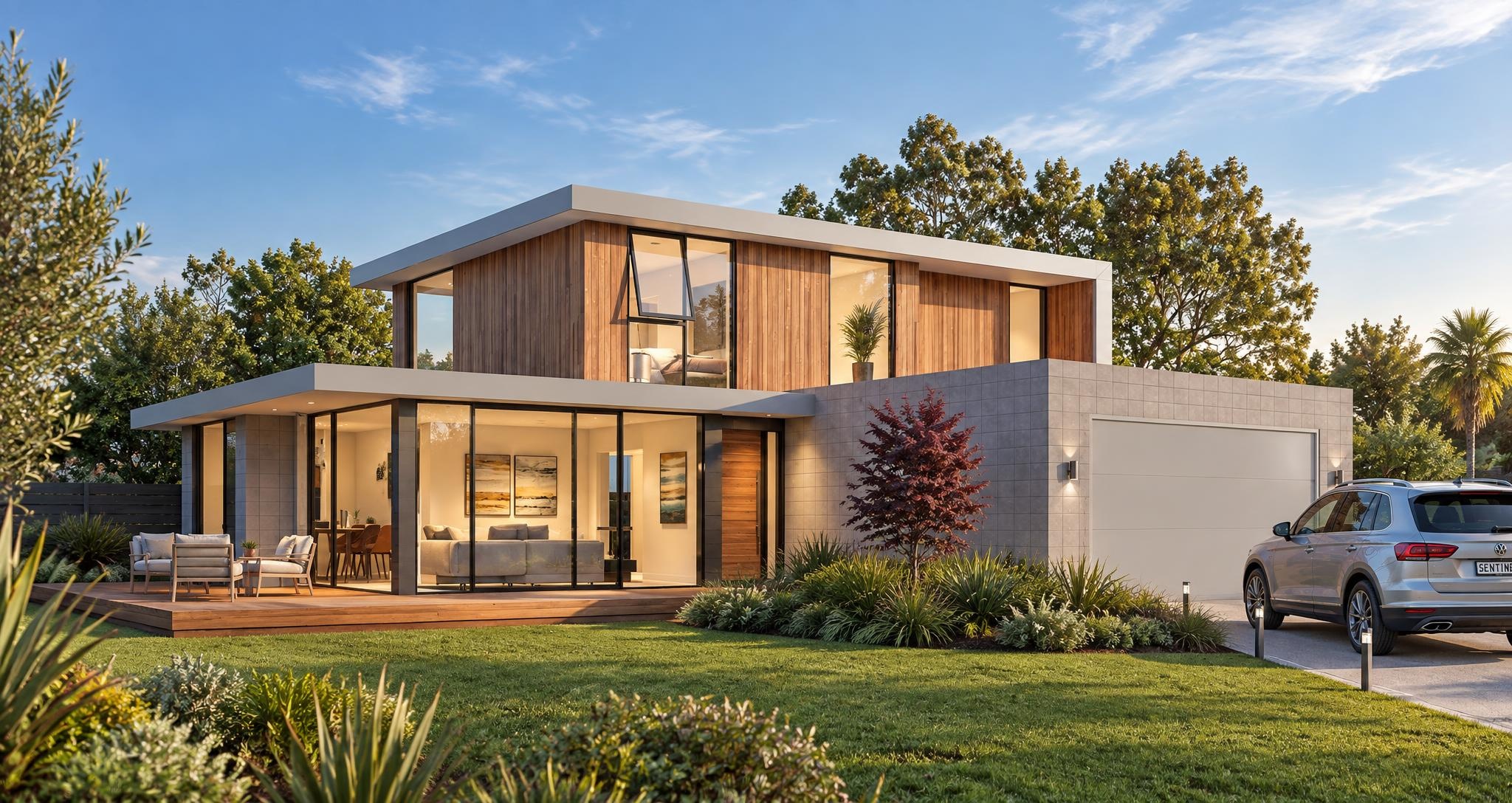 Bellevue — Monopitch roof
