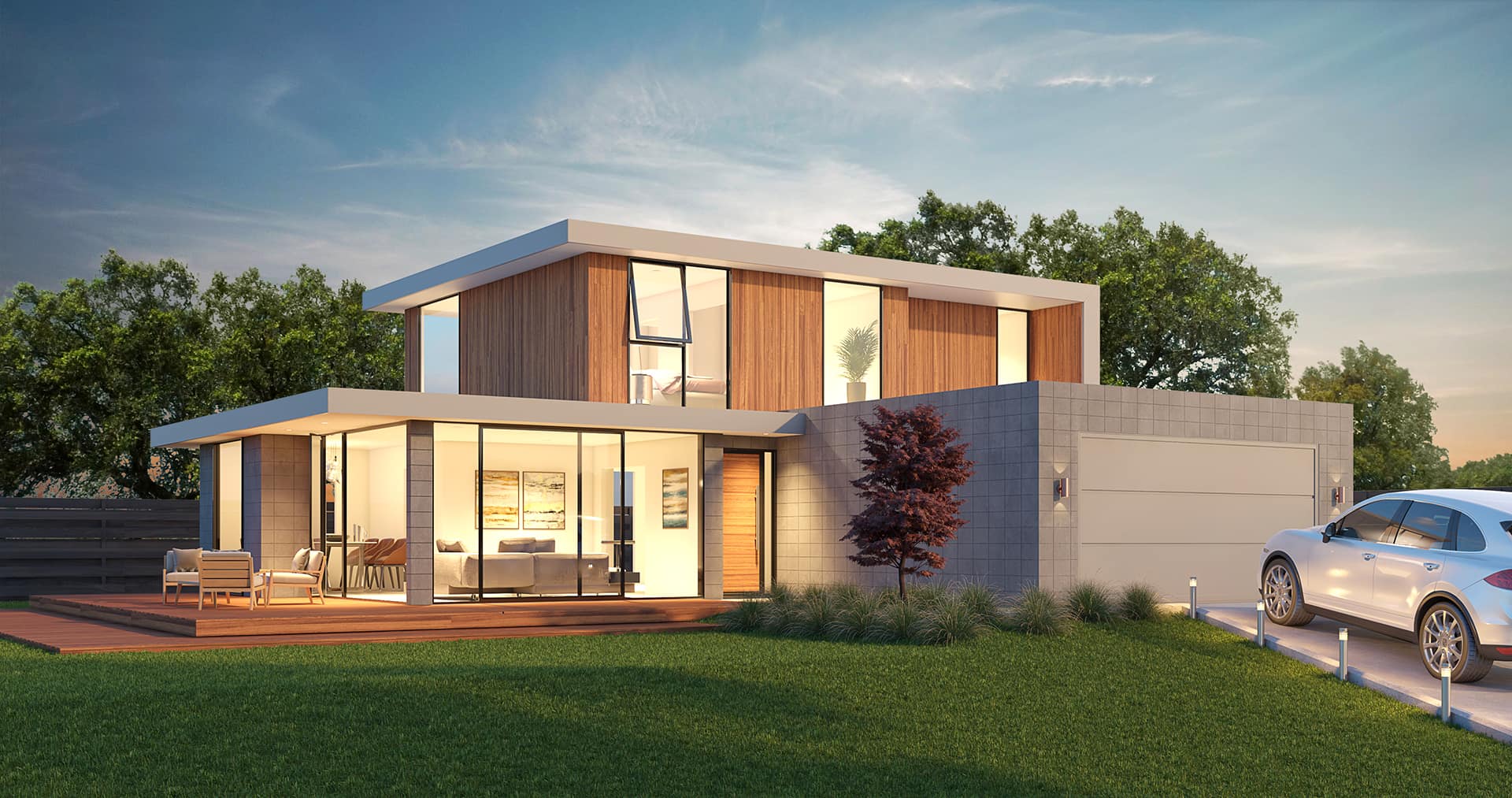 Bellevue — Mono roof