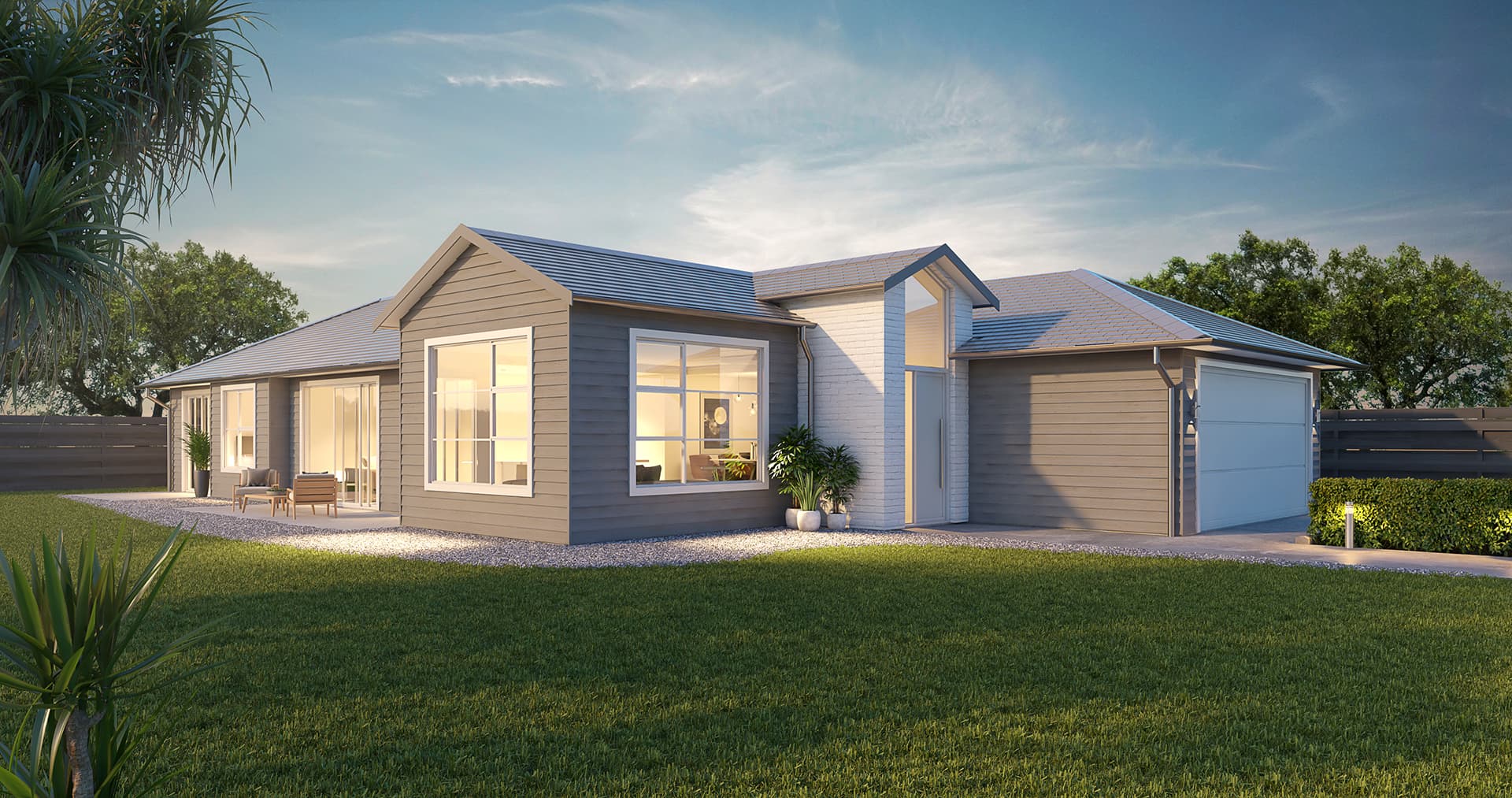 Buckley — Hip roof