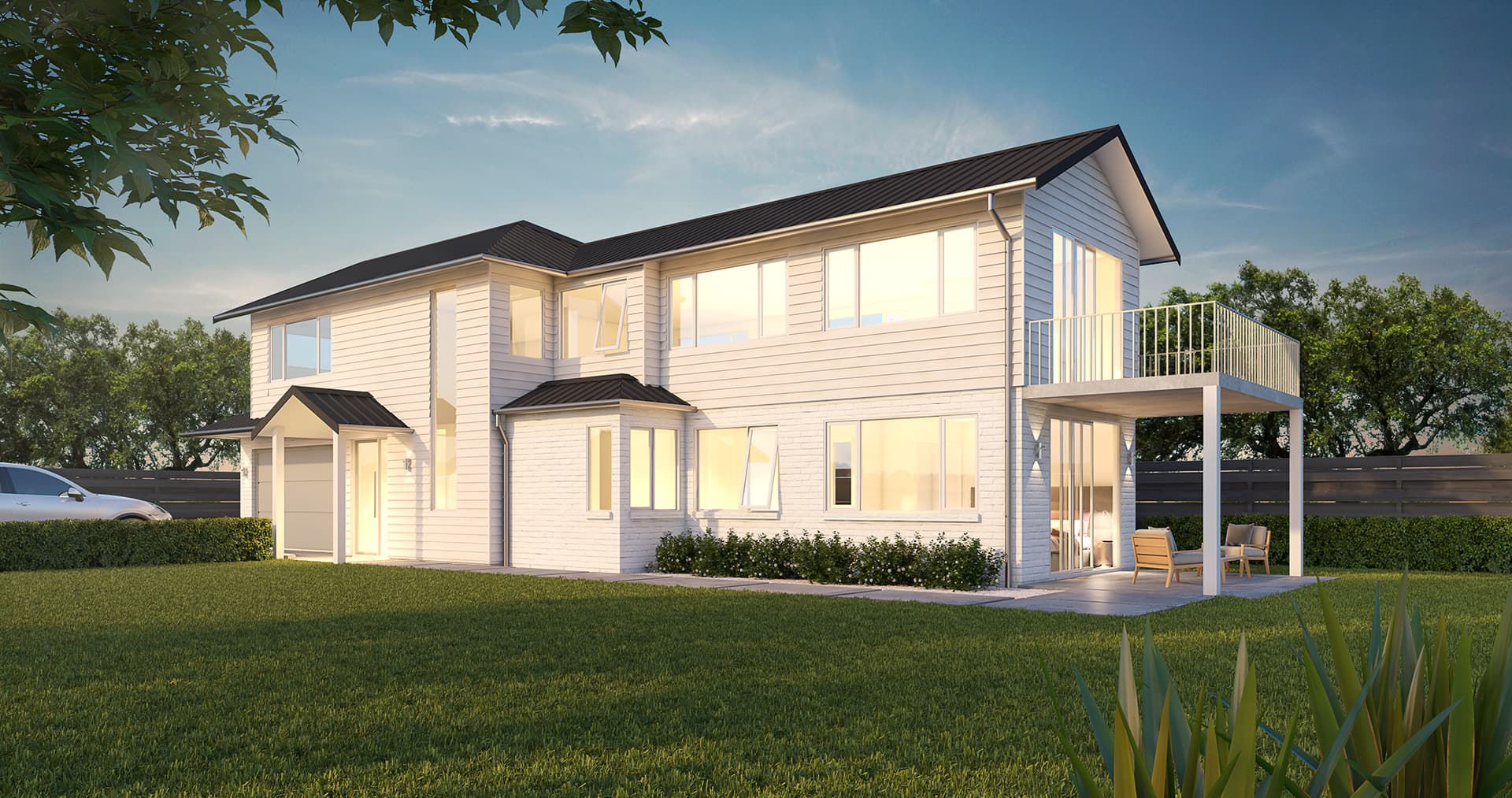 Coast — Hip roof