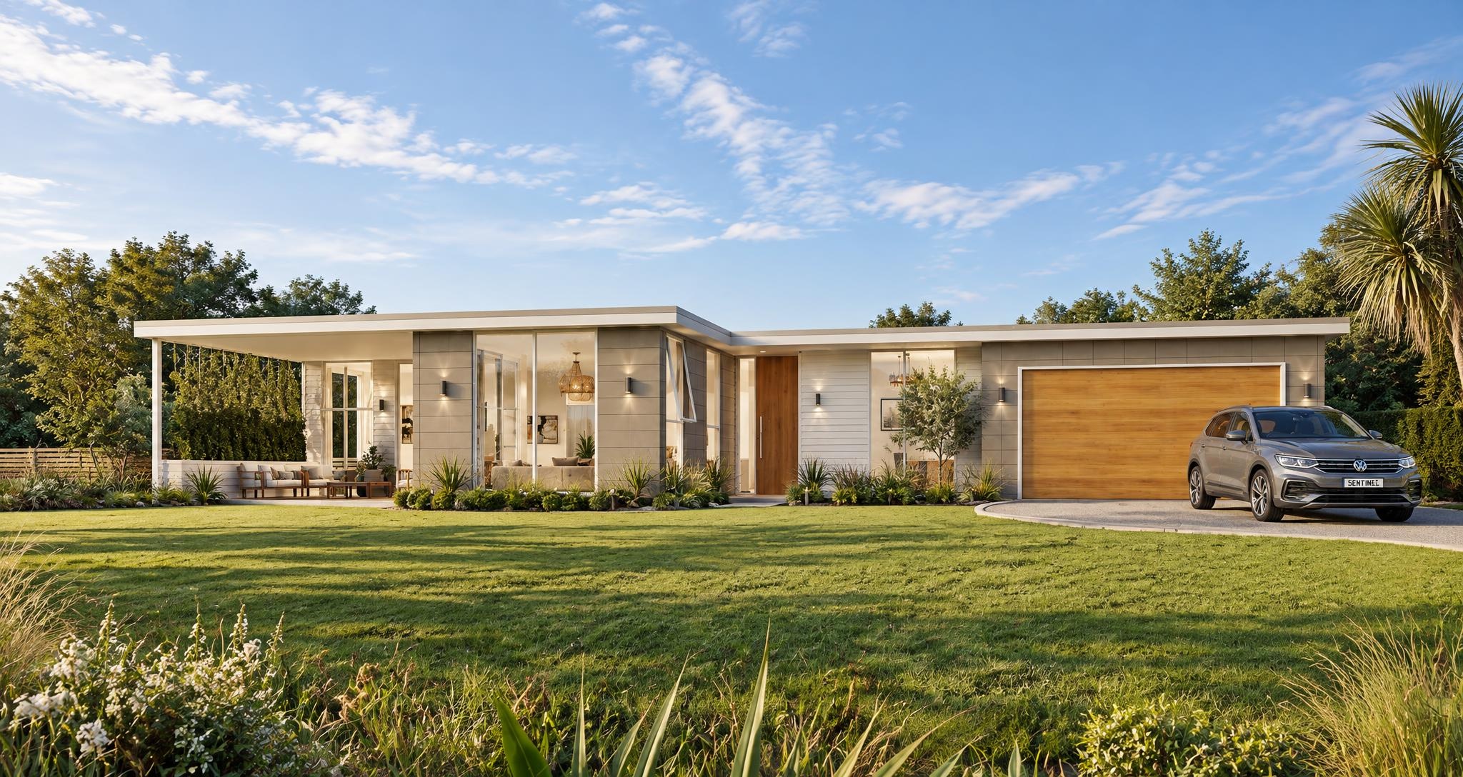 Crabfield — Monopitch roof