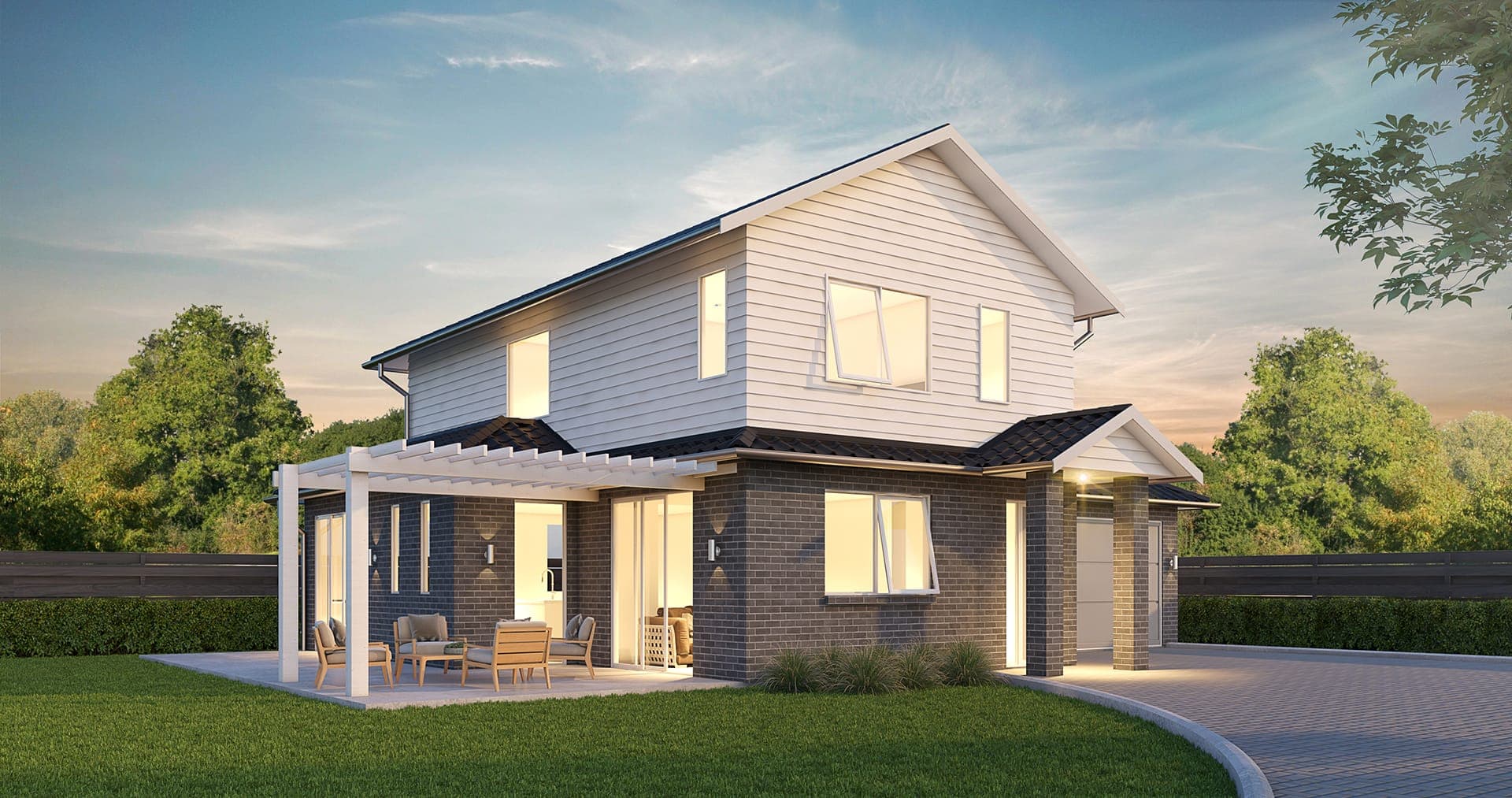 Fairview — Hip roof