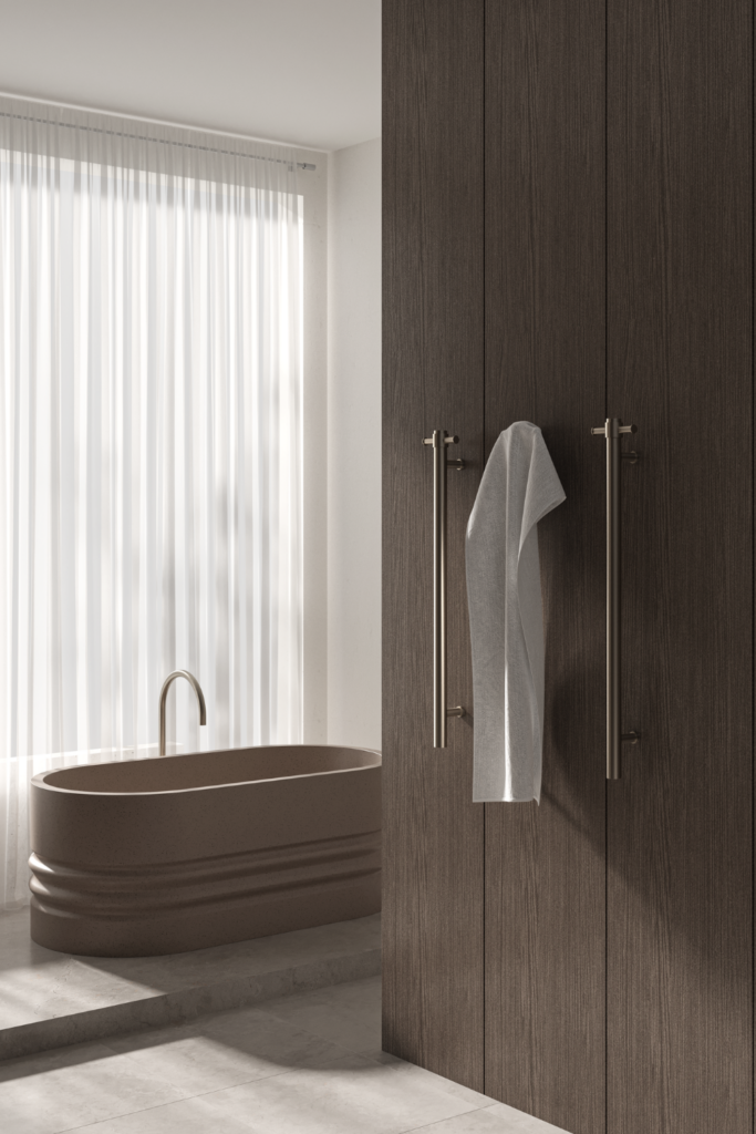 CALORA Heated Vertical Towel Rail