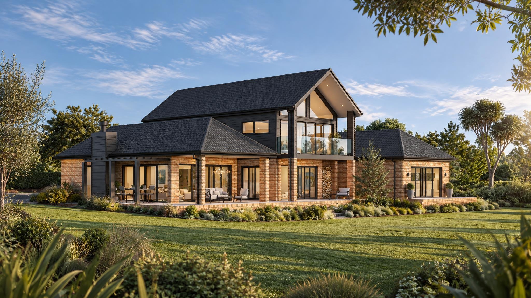 Highland — Hip roof