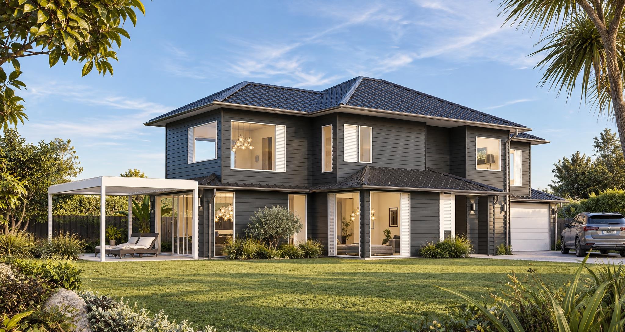Huapai — Hip roof