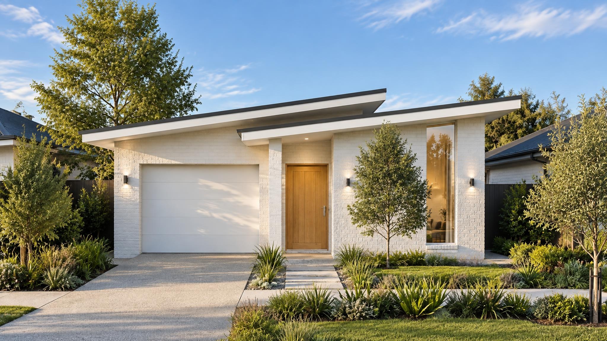 Leeward — Monopitch roof