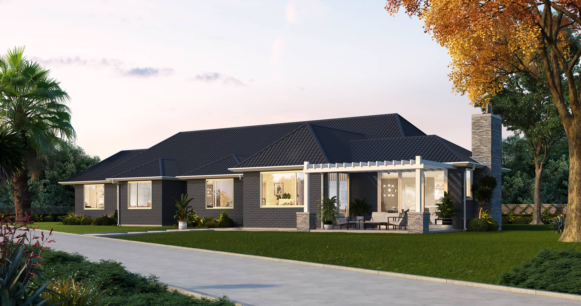 Meadows — Hip roof