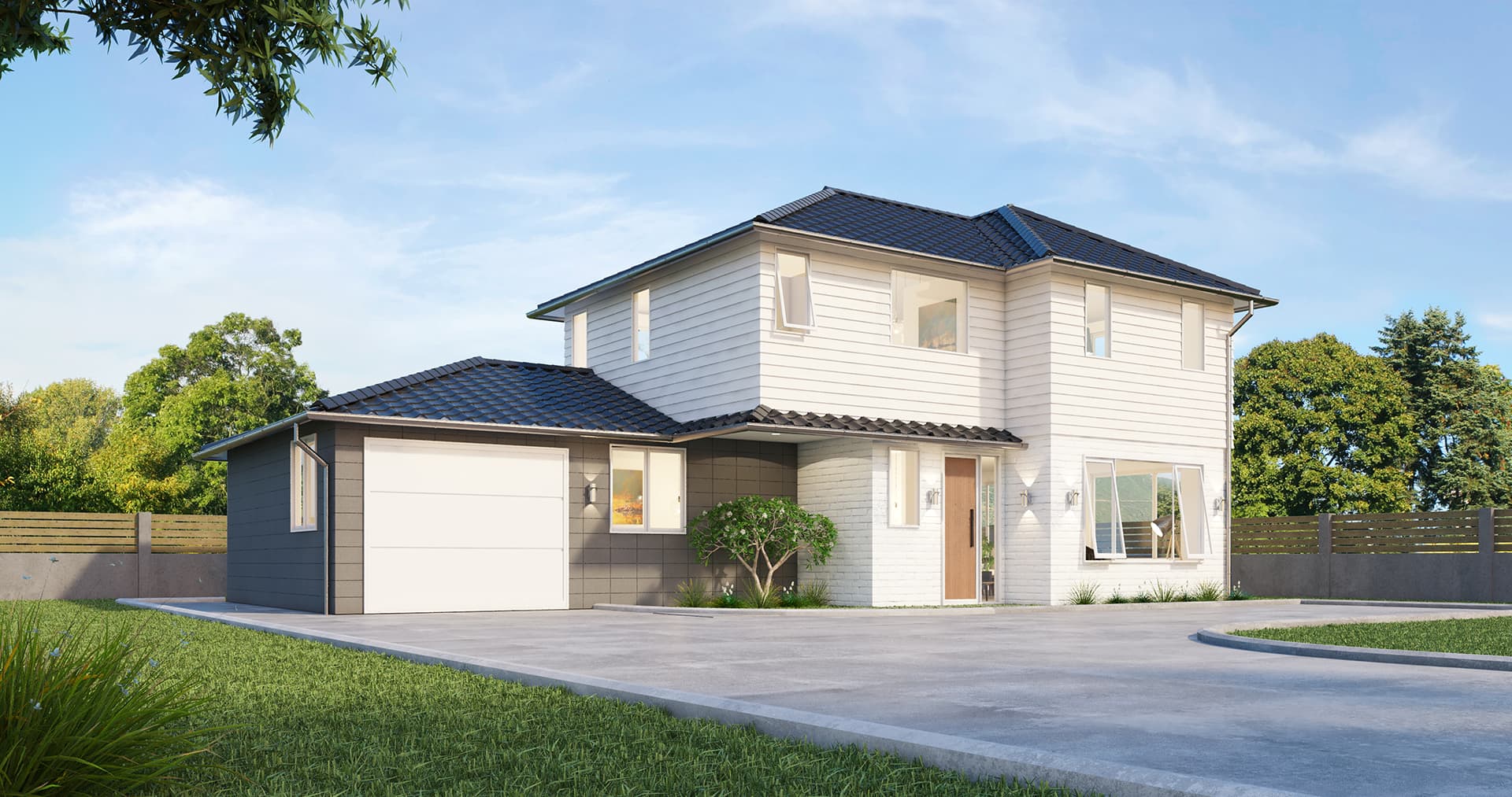 Milford — Hip roof
