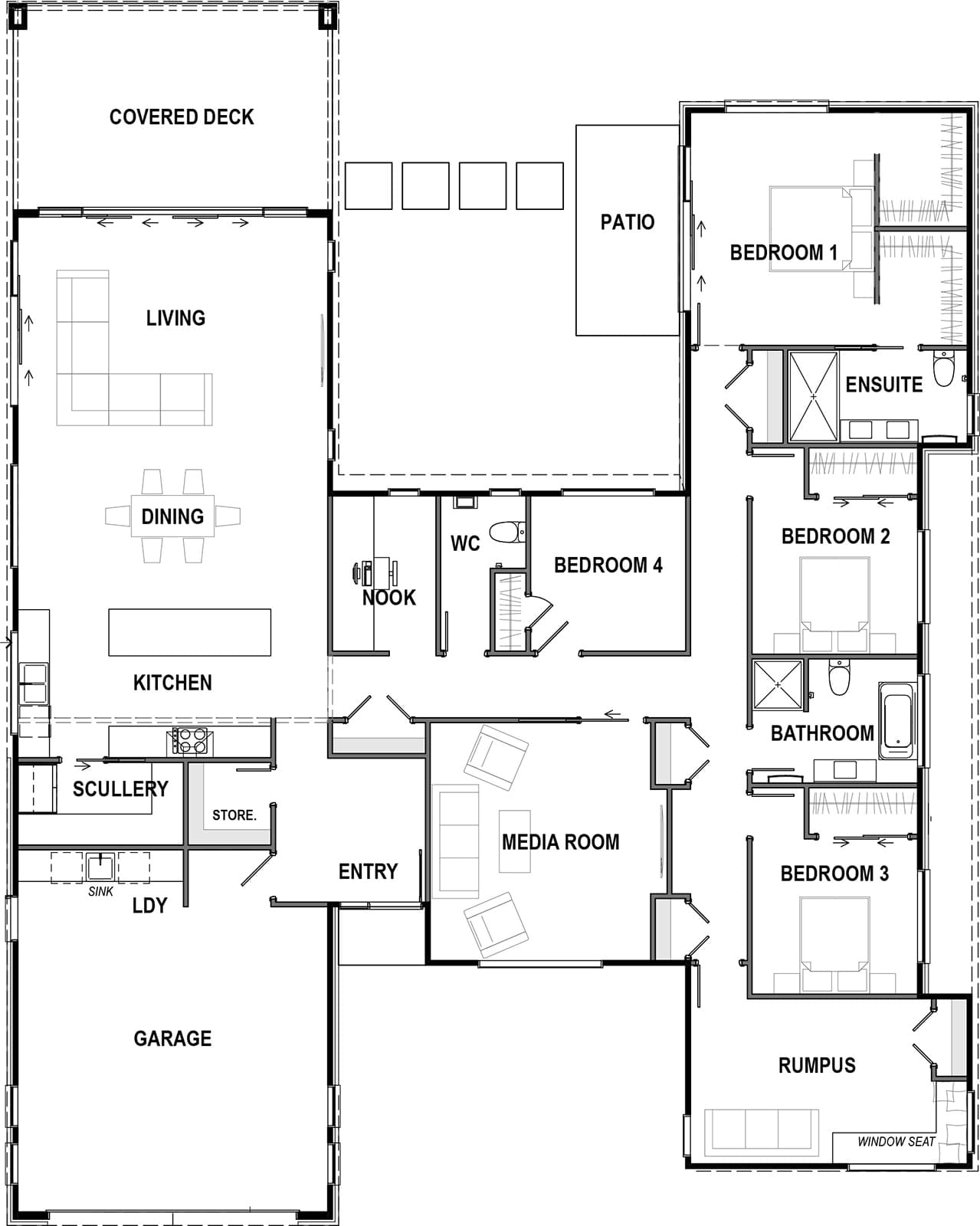 Newstead floor plan