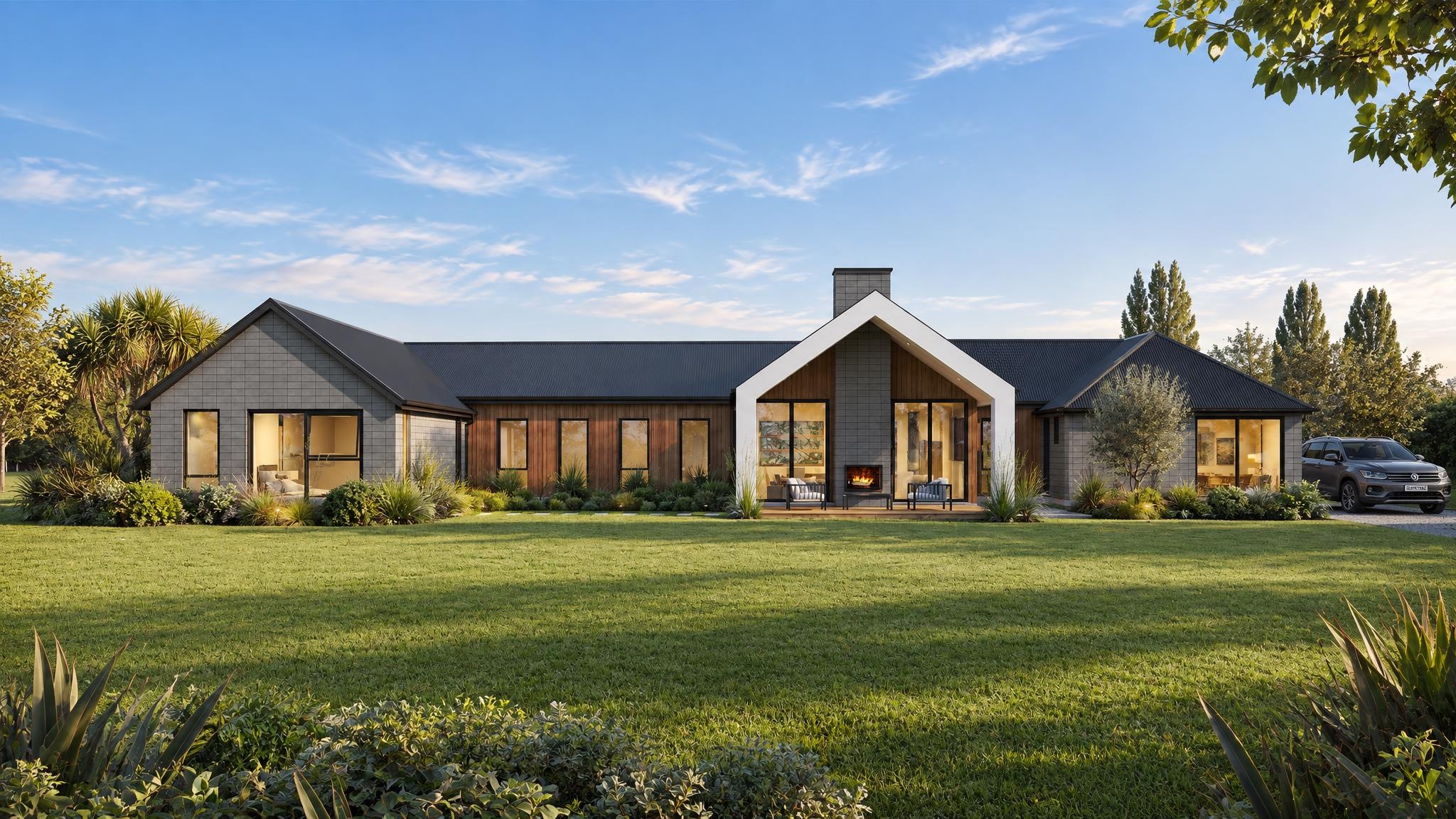 Oak Ridge — Hip roof