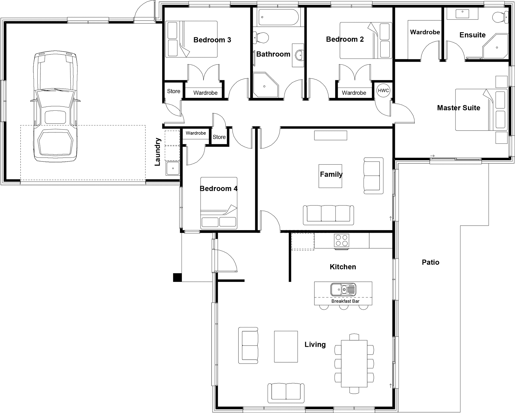 Orewa floor plan