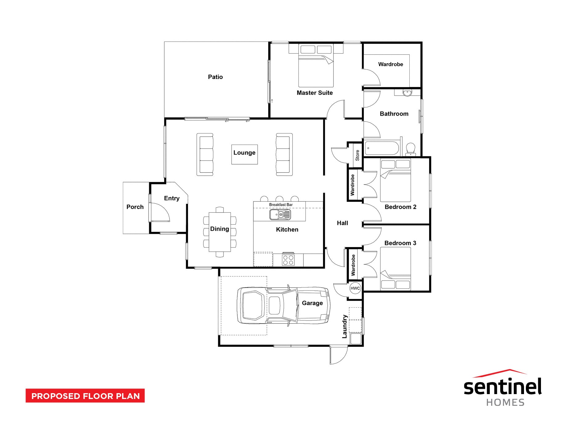 Brand new in Marton floor plan