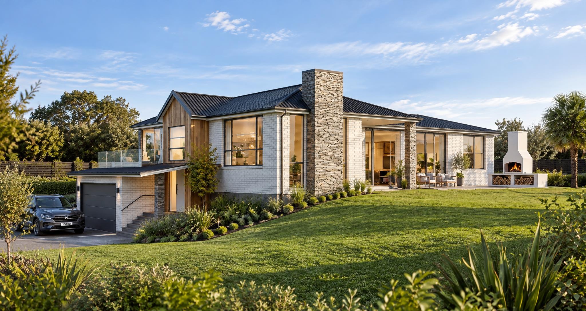 Papamoa — Monopitch roof