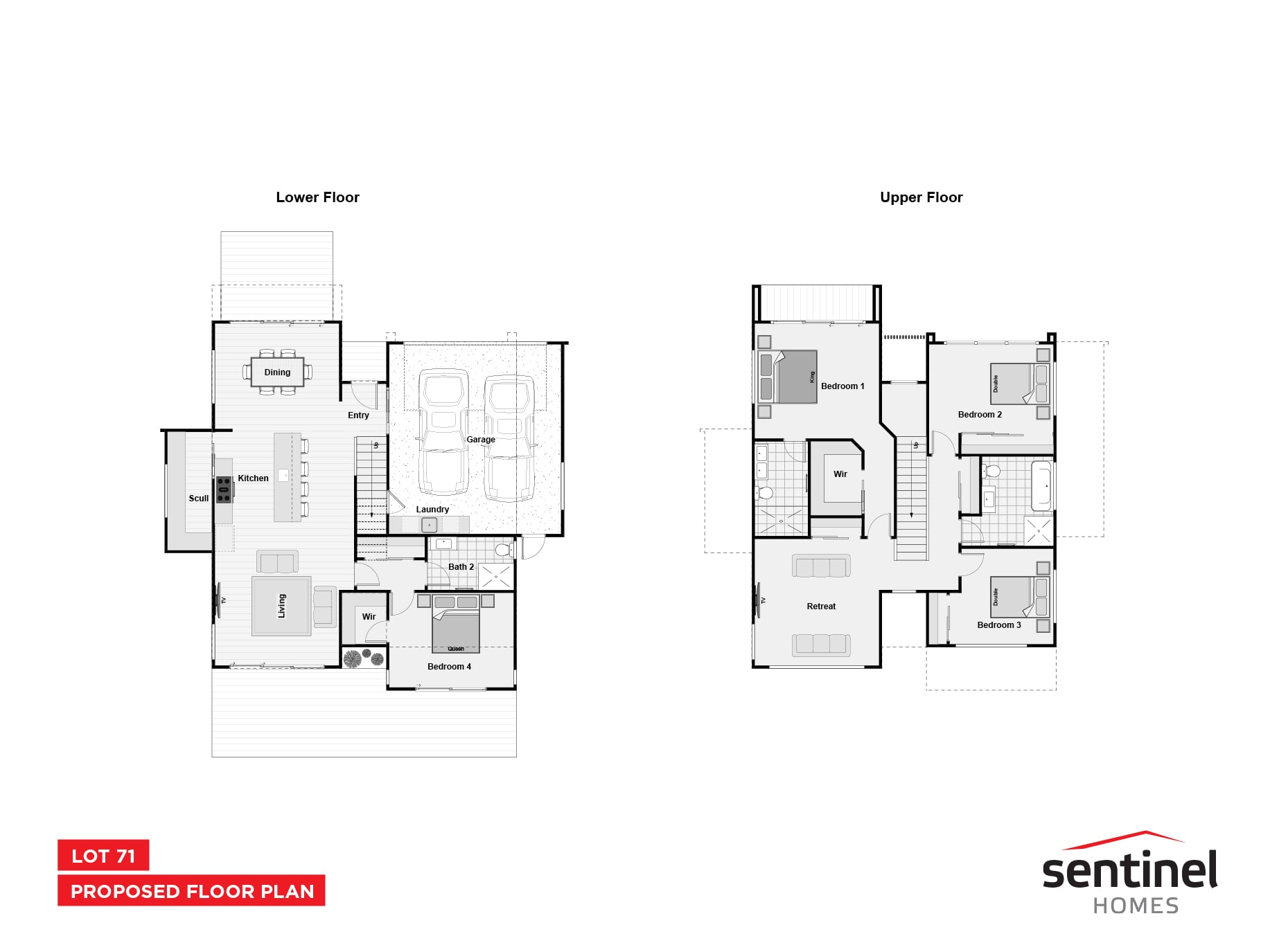 Architectural beauty on island paradise floor plan