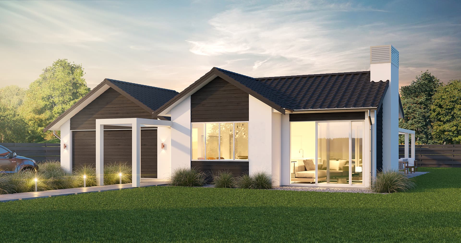Pohutukawa — Hip roof
