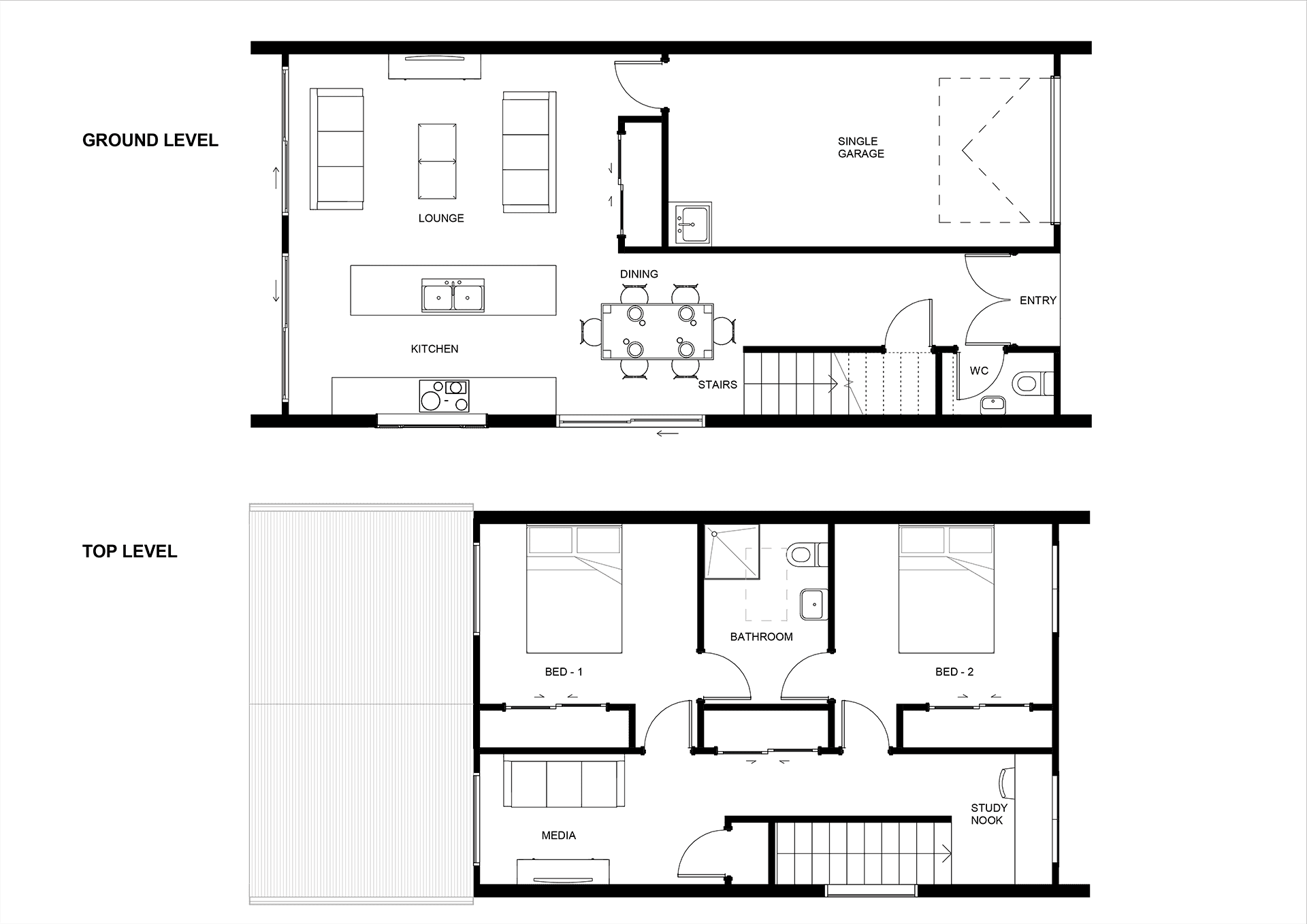 Rakiura Single 2D Plan