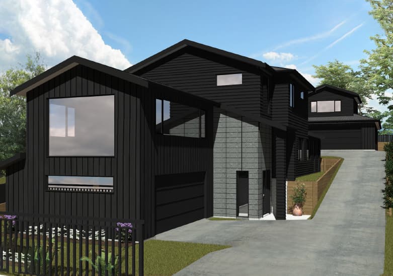 After — One old home into two