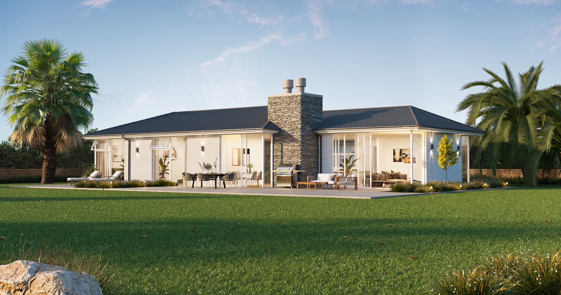 Sager — Hip roof
