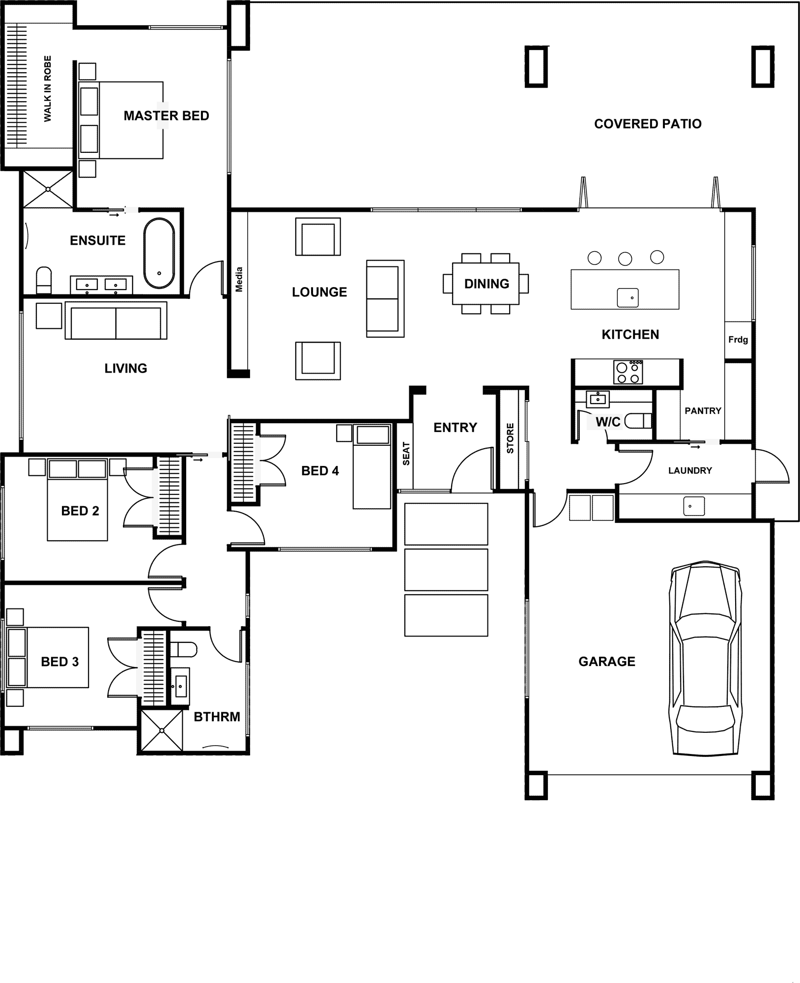 Taranaki floor plan