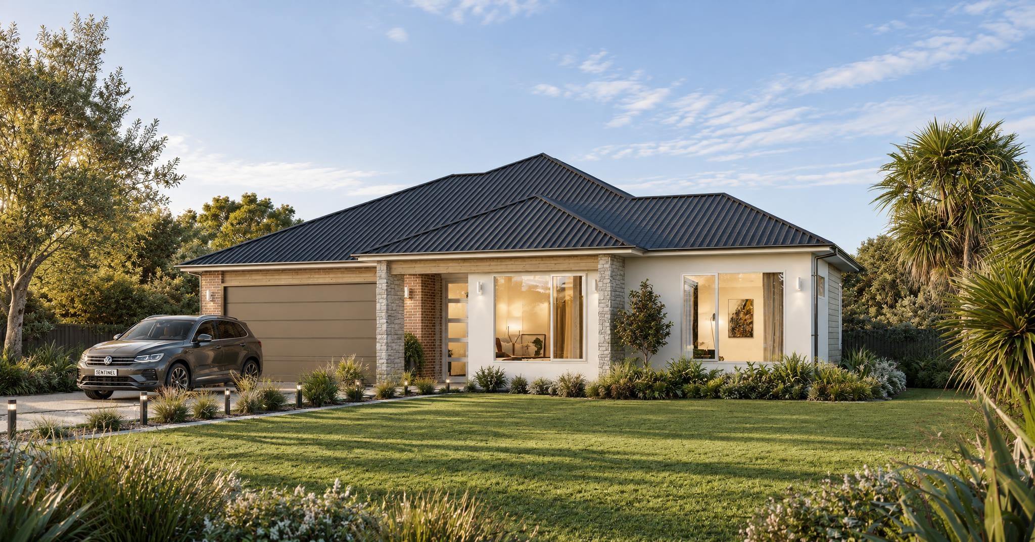 Twin Parks — Hip roof