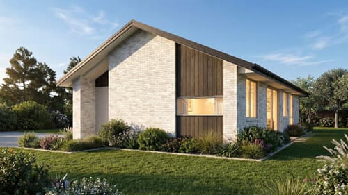 67m² Economical Minor Dwelling — Gable roof