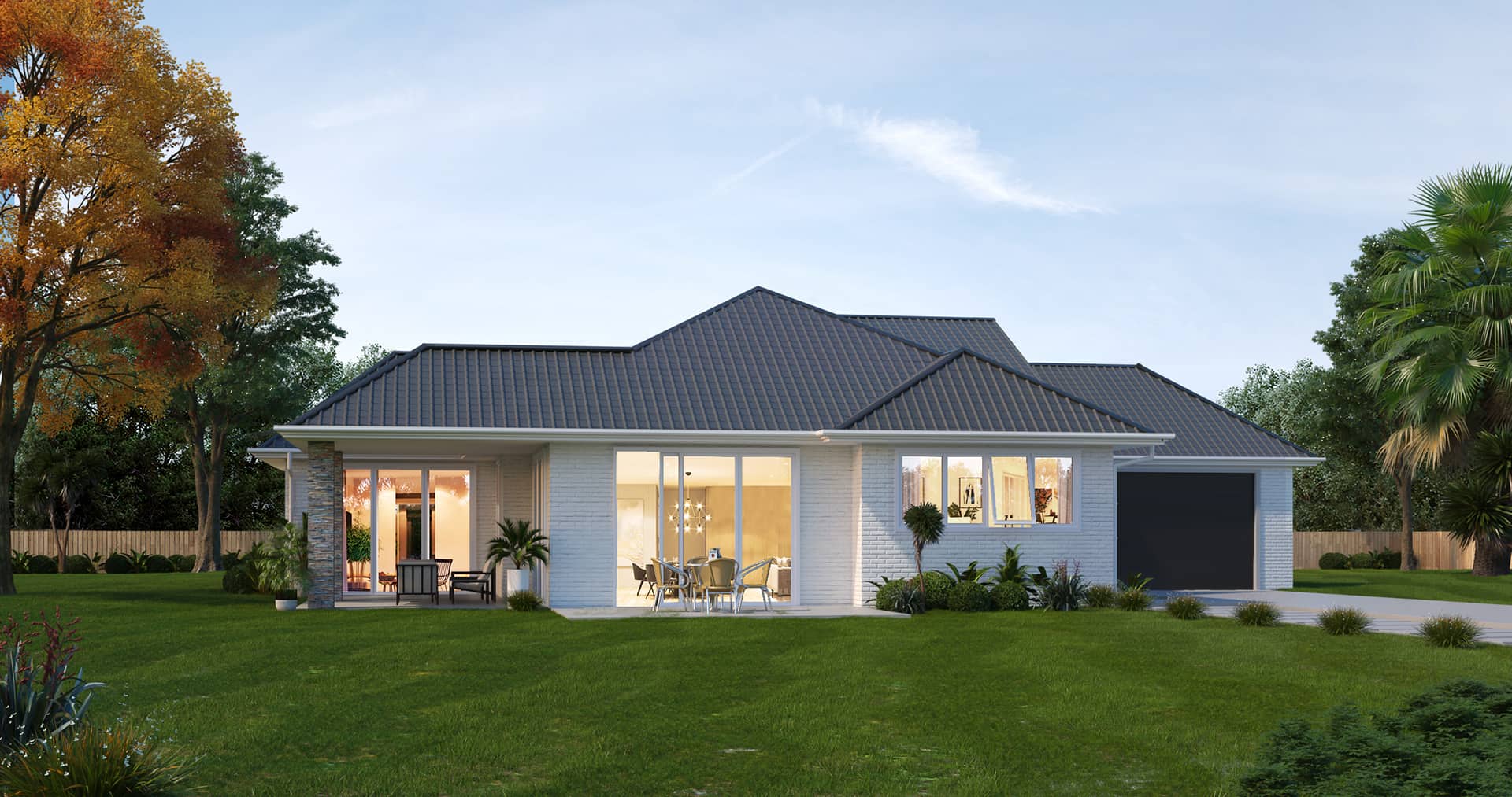 Waitomo — Hip roof