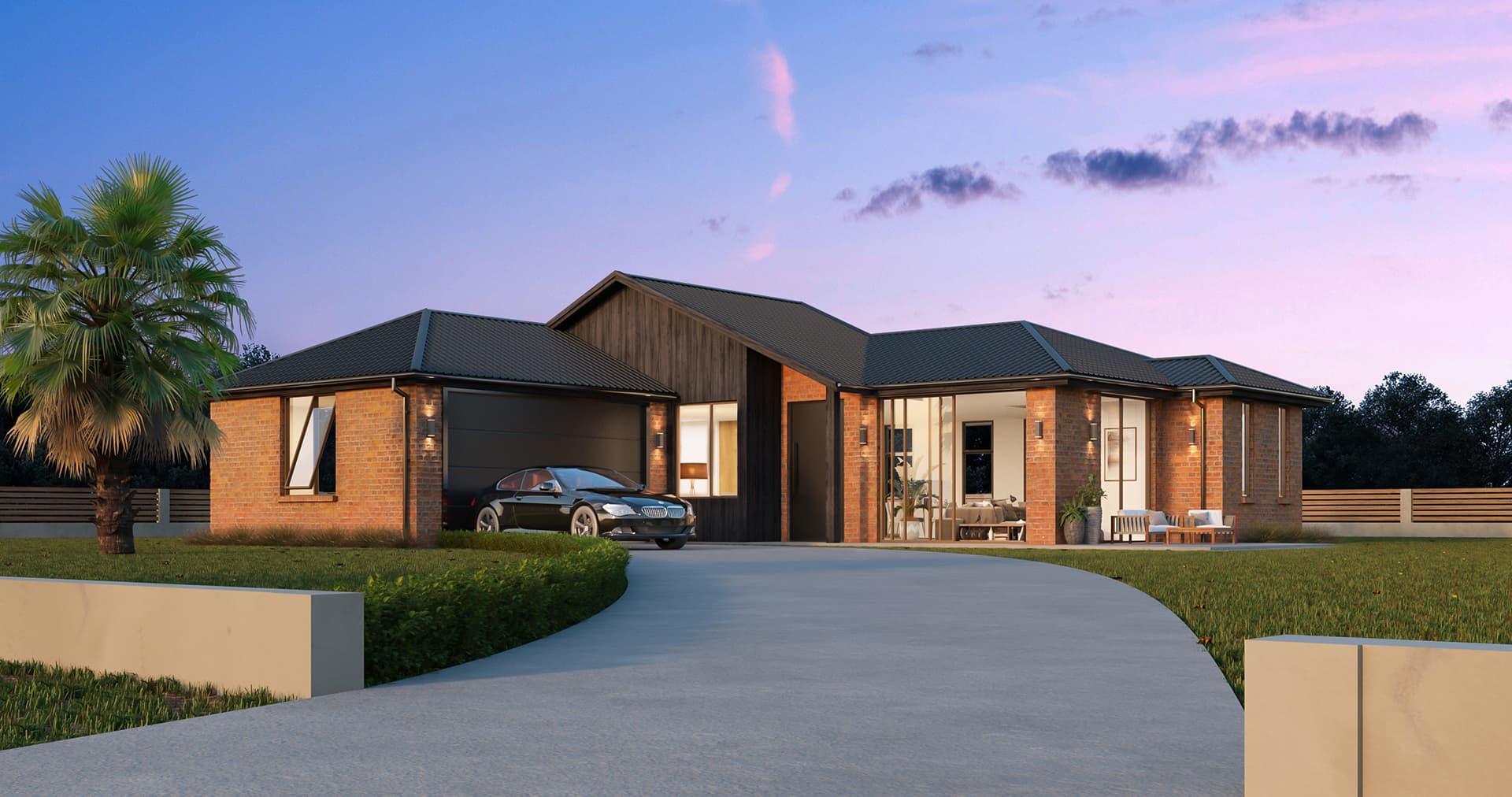 Woodside — Hip roof