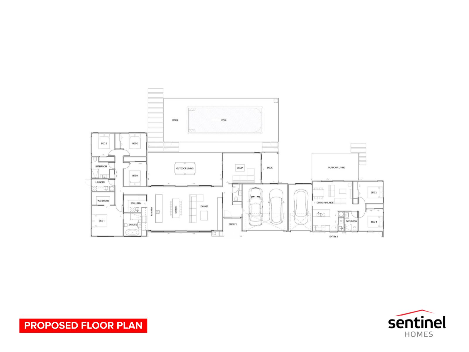 Extended Family or Income floor plan